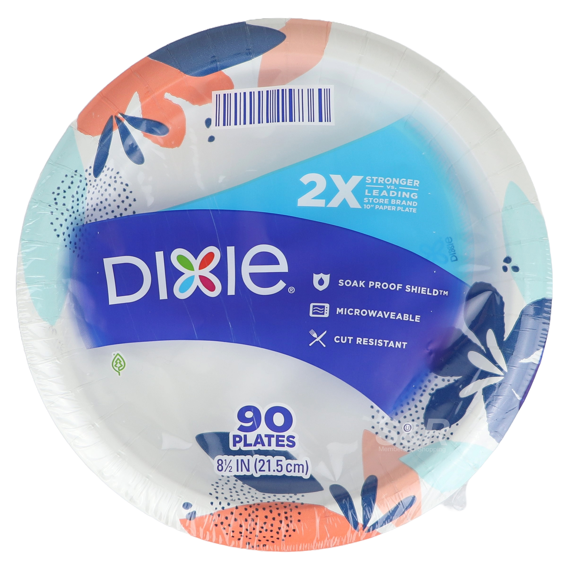 Dixie 8.5in Plates 90pcs Dixie 8.5in Plates 90pcs
